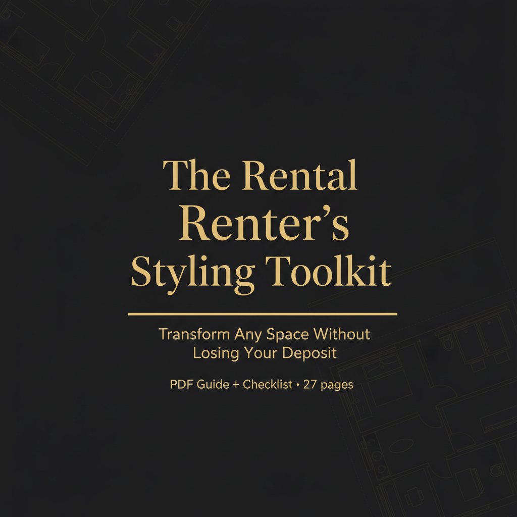 The Rental Renter's Styling Toolkit — example digital product cover