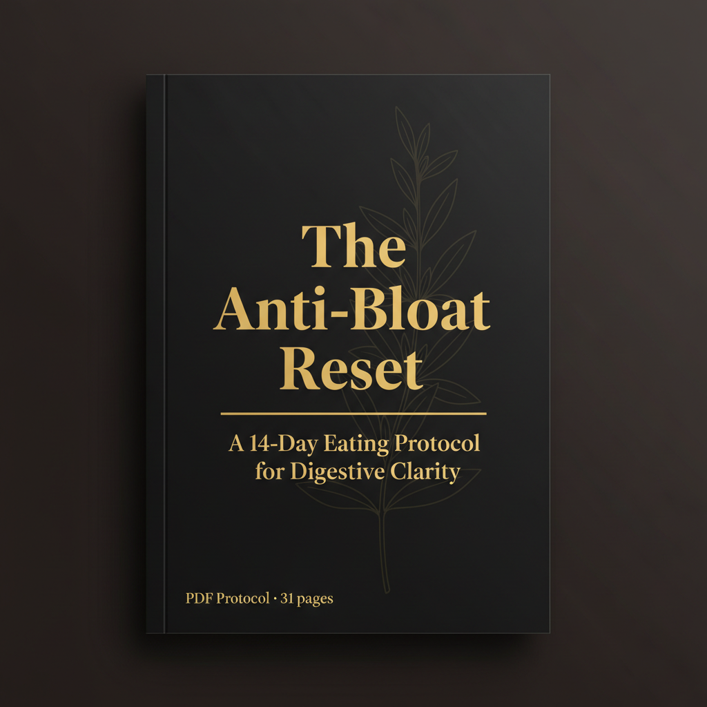 The Anti-Bloat Reset — example digital product cover